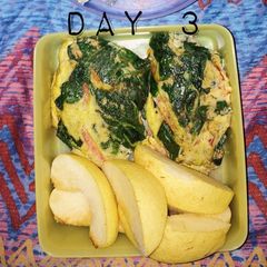 A picture of Omelette Mayo Diet Menu Day 3.