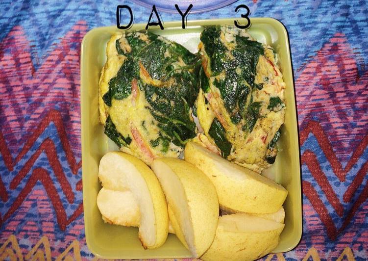 Steps to Prepare Award-winning Omelette Mayo Diet Menu Day 3