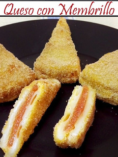 Una foto de Queso con membrillo