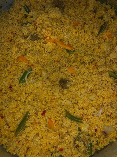 A picture of Cous cous jollof.