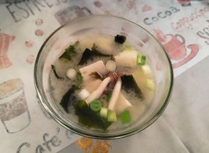 Foto resep Sup Miso (Tahu Jamur Wakame)