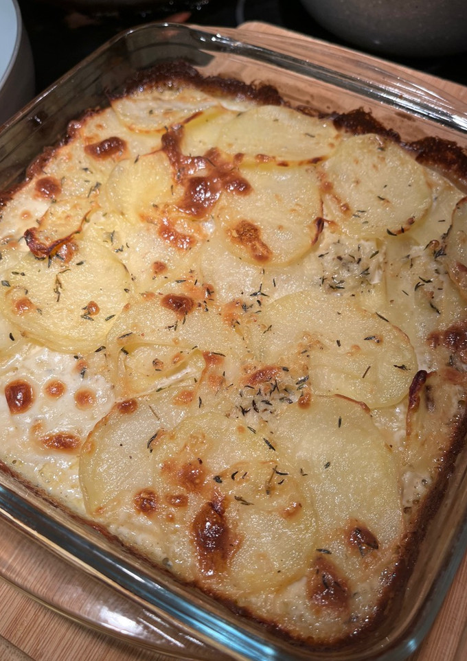 Una foto de Milhojas de papas