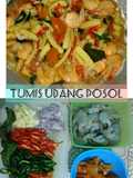 Tumis Udang Posol