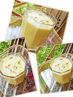 राजस्थानी केसरिया लस्सी(Rajasthani kesariya lassi recipe in hindi) रेसिपी मुख्य फोटो
