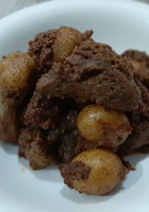 Foto resep 1. Rendang Padang Lamak Bana