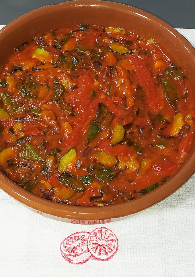 Una foto de Pisto