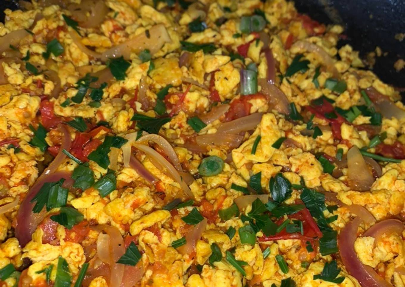 Rougail d’œufs (rougail de zèf)