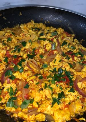 Une photo de Rougail d’œufs (rougail de zèf)