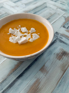 Foto principal de Crema de zanahoria y leche de coco
