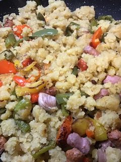 Una foto de Migas de harina espelta