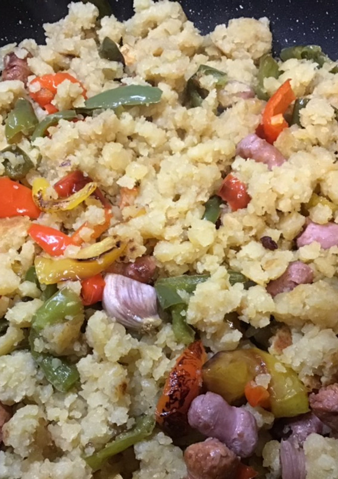 Una foto de Migas de harina espelta