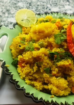 A picture of Small millets in veg pulav shape.