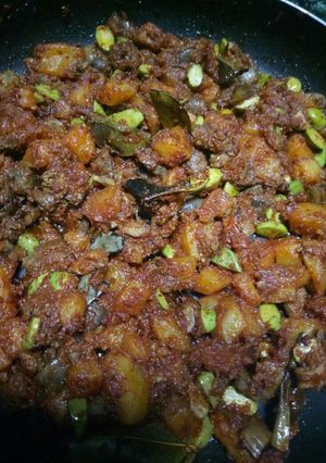 Foto resep Sambal goreng kentang ati ampela pete