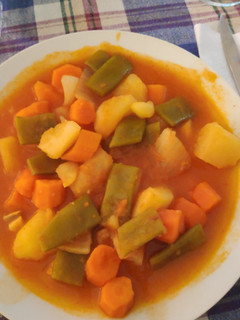 Una foto de Guisado de patatas con sepia