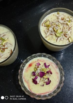 A picture of Rice kheer.
