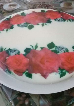 Una foto de Gelatina de leche