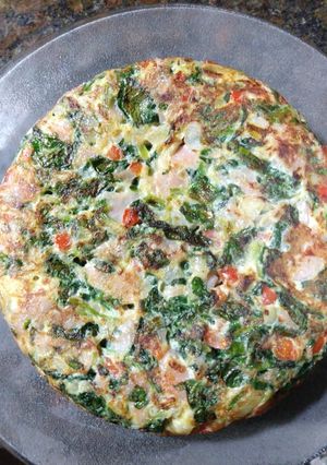 Una foto de Tortilla de verduras