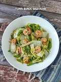 Tumis buncis sawi putih