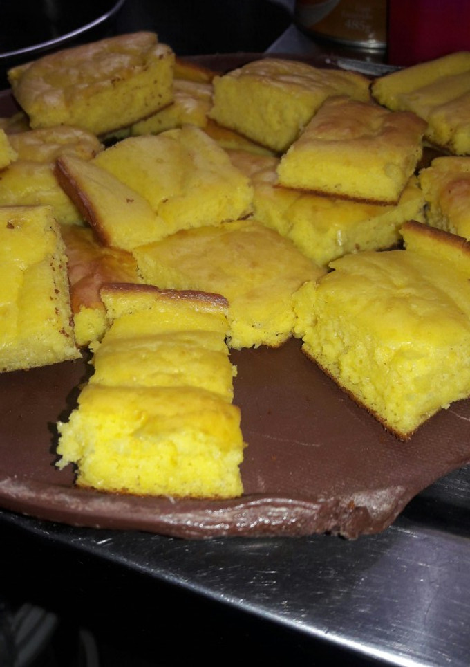 Una foto de Fainá de queso