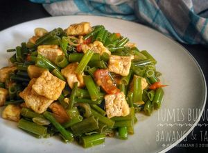 Foto resep Tumis Bunga Bawang & Tahu