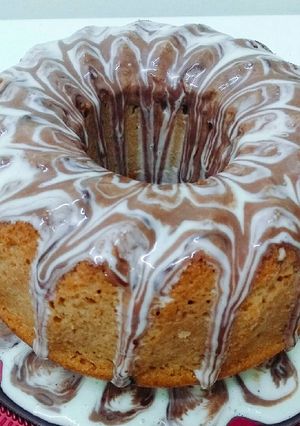صورة لوصفة كيك بصوص الشيكولاتة والحليب المكثف 🍰🍫