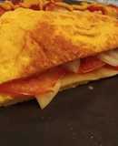 "Sándwich" de tortilla rellena