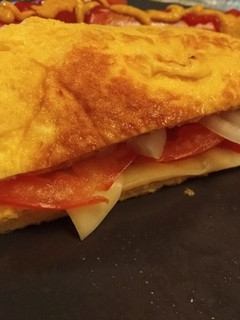 Una foto de "Sándwich" de tortilla rellena