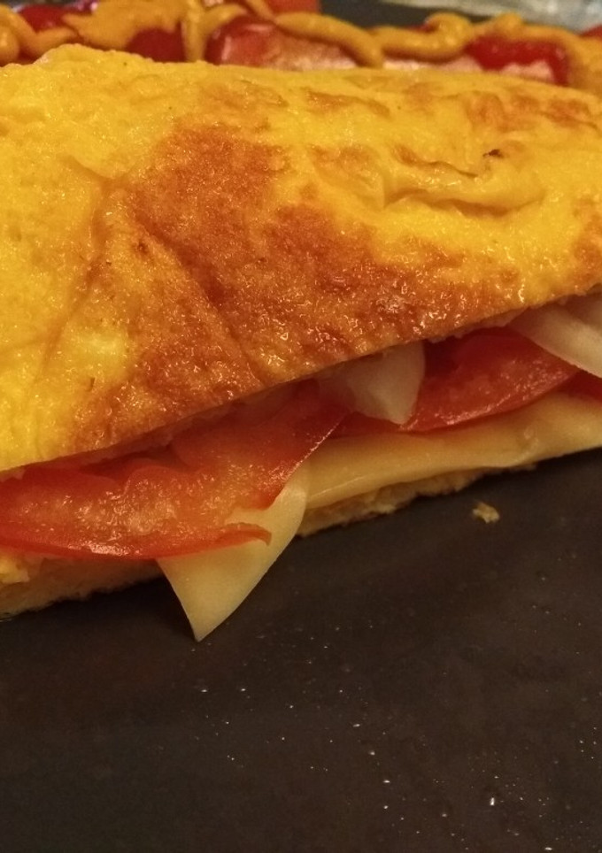 Una foto de "Sándwich" de tortilla rellena