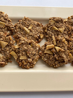 Una foto de Galletas saludables de avena, plátano y manzana