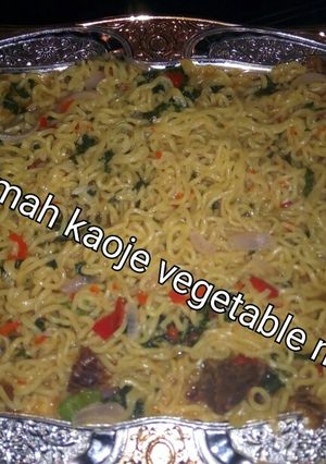 A picture of Vegetable noodles.