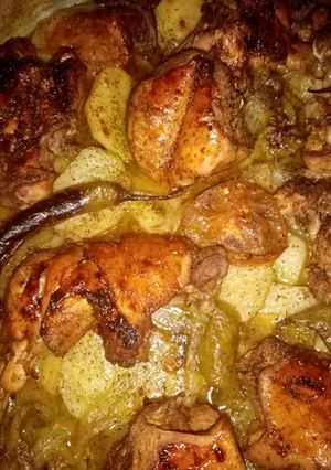 صورة لوصفة صينيه بطاطا مع دجاج