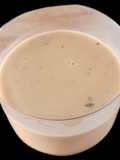 Flan de turrón
