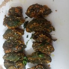 A picture of Besan patra.