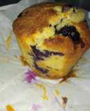 Muffins de yogurt y arándanos🧁🍇
