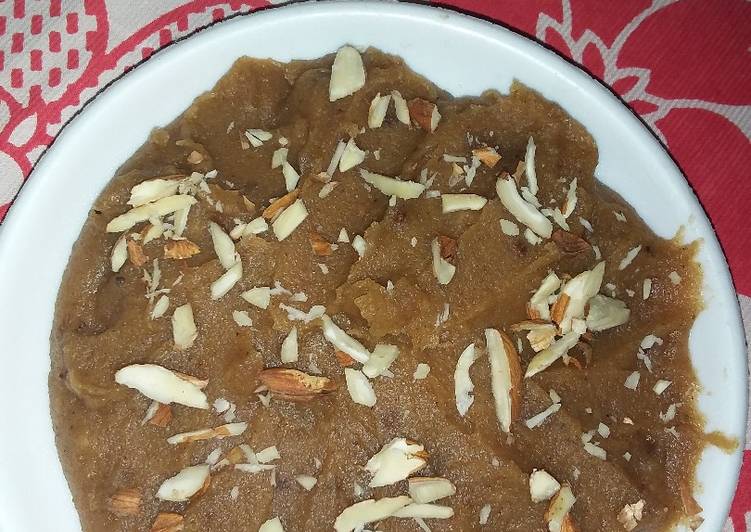Recipe: at dinner Aate ka halwa