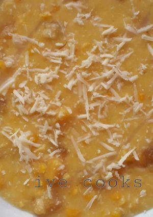 Foto resep Bubur Jagung Ubi Keju