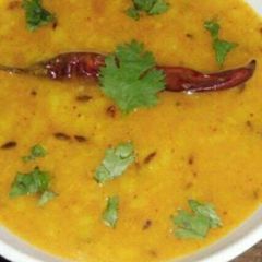 Punjabi Moong Masri Dal A picture of Punjabi Moong Masri Dal.