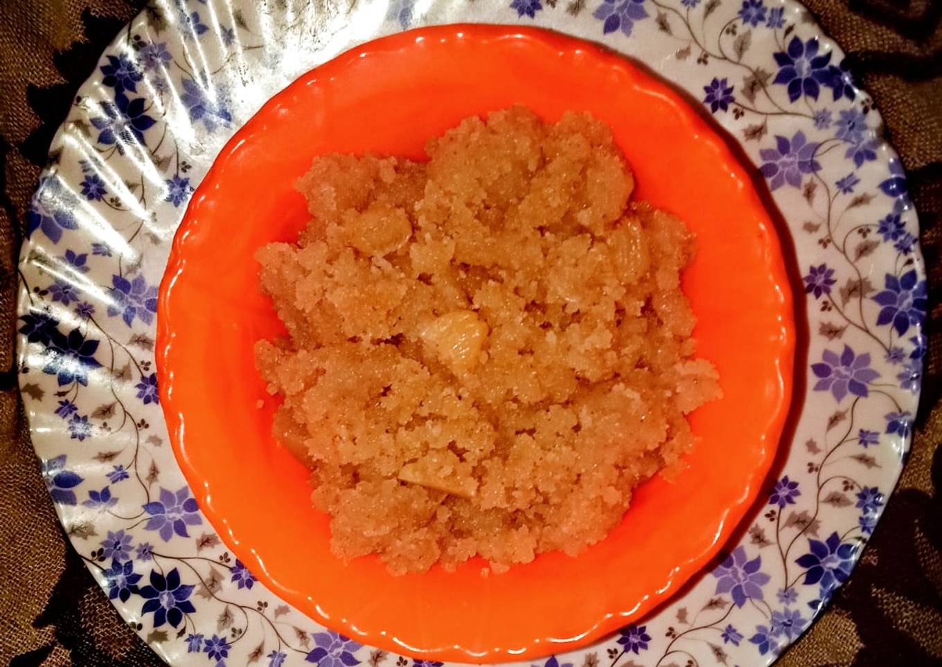 Wheat flour halwa