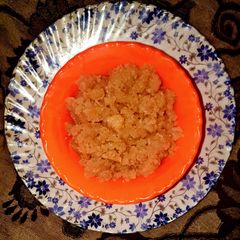 A picture of Wheat flour halwa.