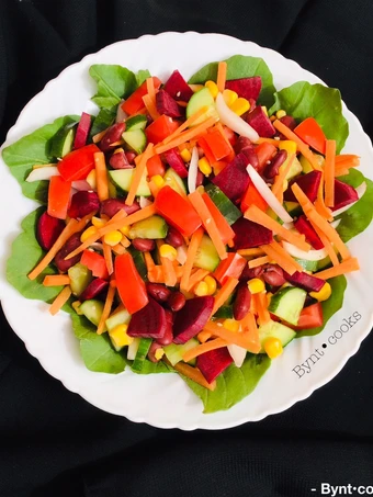 Recipe Veggie salad🥗 the Awesome  Really delicious