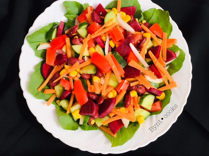 Recipe Veggie salad🥗 the Awesome  Really delicious