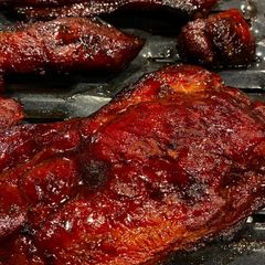 A picture of Post Sous Vide Char Siu (叉烧) Pork Glaze.