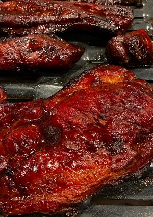 A picture of Post Sous Vide Char Siu (叉烧) Pork Glaze.