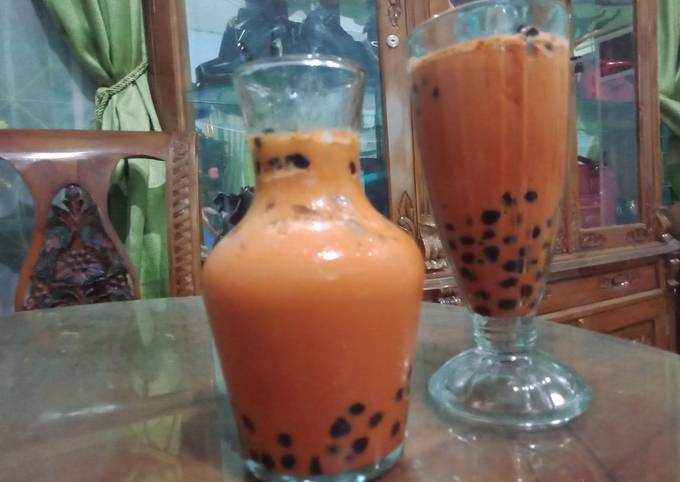 Anti Ribet, Bikin RESEP THAI TEA BOBA-DAPUR MARISA Untuk Jualan