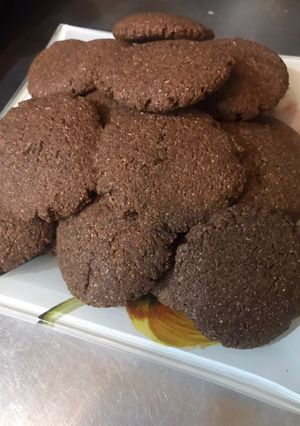 Una foto de Galletitas de centeno y chocolate