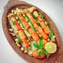 A picture of Grilled Salad Satay.