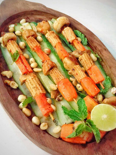 A picture of Grilled Salad Satay.