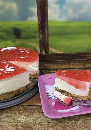 Foto resep Strawberry cheesecake nobake