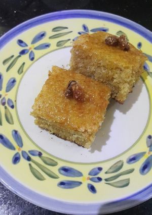 صورة لوصفة كيكة بدقيق اسمر وصوص البرتقال 🍊🍞