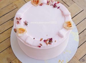 Foto resep Ispahan Cake (Raspberry, Rose & Lychee)
